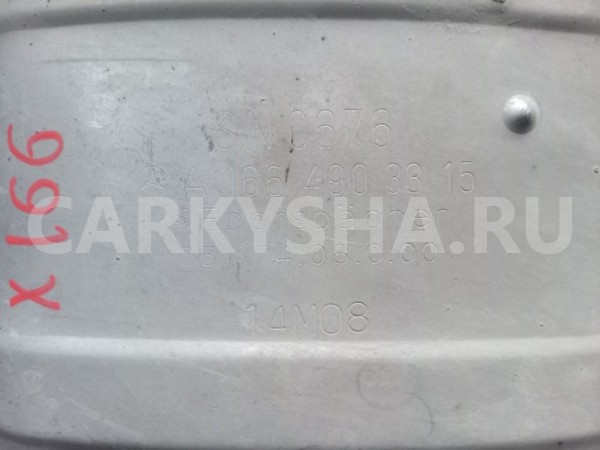 Глушитель основной Mercedes-Benz GL-класс X166 (2012—2016) Mercedes-Benz G-klasse оригинальный номер A1664903315