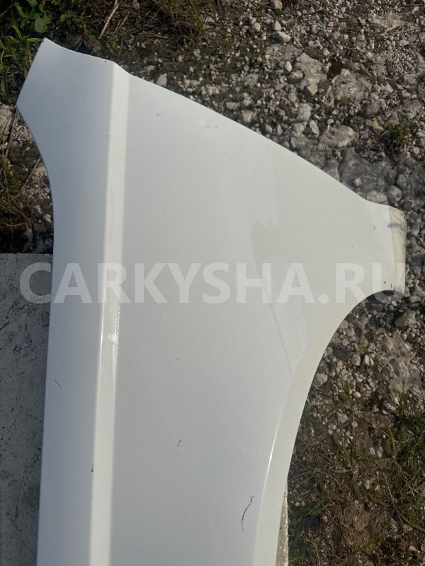 Крыло переднее левое Audi A6 C7 белое дефект Audi A6 оригинальный номер 4G0821101