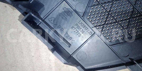 Накладка торпедо Nissan Qashqai I рестайлинг (2010—2013) Nissan Qashqai оригинальный номер lh28177jd