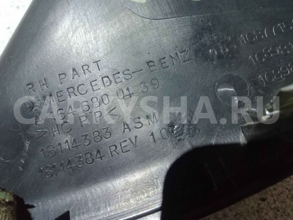 Накладка торпедо Mercedes-Benz M-класс W164 рестайлинг (2008—2011) Mercedes-Benz M-klasse оригинальный номер a1646800439