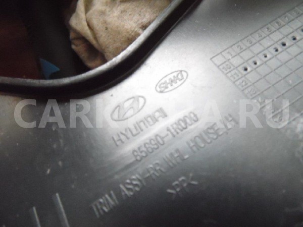 Обшивка стойки Hyundai Solaris I (2010—2014) Hyundai Solaris оригинальный номер 858901R000