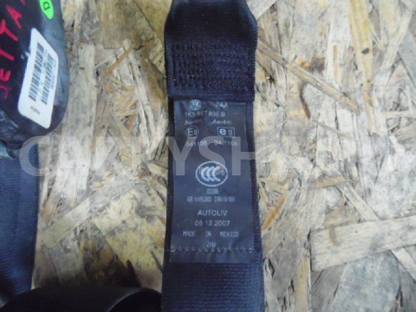 Ремень безопасности Volkswagen Jetta V (2005—2011) Volkswagen Jetta оригинальный номер 1K5857806B
