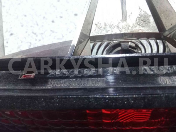 Фонарь задний (стоп сигнал) Renault Duster I рестайлинг (2015—2021) Renault 15 оригинальный номер 265908613r