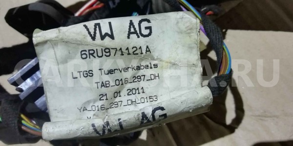 Проводка двери Volkswagen Polo V (2009—2015) Volkswagen Polo оригинальный номер 6ru971121a