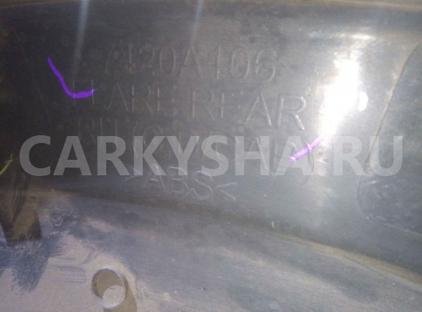 Накладка на крыло Mitsubishi L200 IV (2006—2014) Mitsubishi i оригинальный номер 7420A106