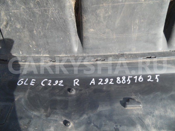 Юбка заднего бампера Mercedes GLE C292 2018 Mercedes-Benz GLE оригинальный номер A2928851625