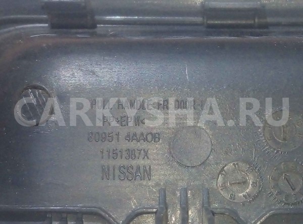 Накладка на дверь Nissan Almera G15 (2012—2018) Nissan Almera оригинальный номер 809514AA0B