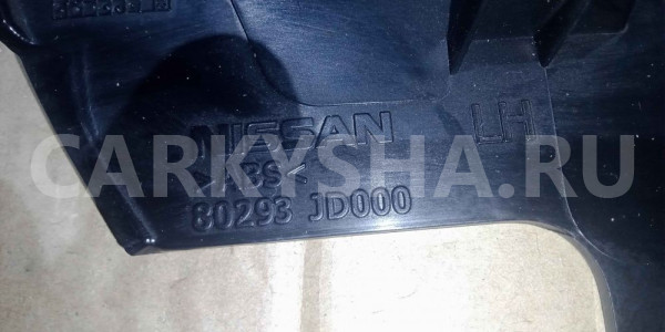 Крышка зеркала внутренняя Nissan Qashqai I рестайлинг (2010—2013) Nissan Qashqai оригинальный номер 80293jd000