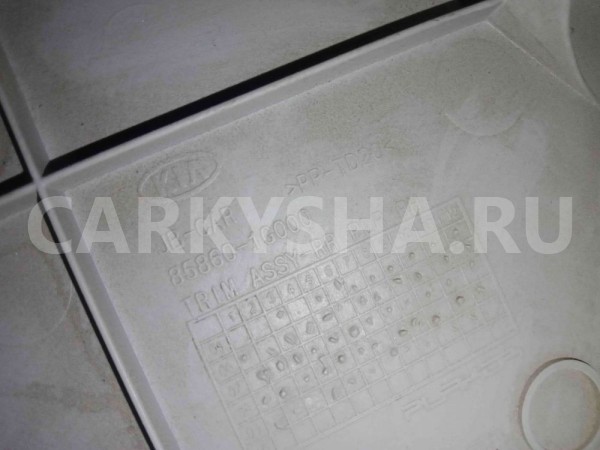 Обшивка стойки Kia Rio II рестайлинг (2009—2011) Kia Rio оригинальный номер 858601g000