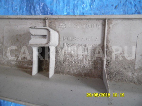 Обшивка потолка Volkswagen Golf Plus I (2005—2009) Volkswagen Golf Plus оригинальный номер 5M0867617A