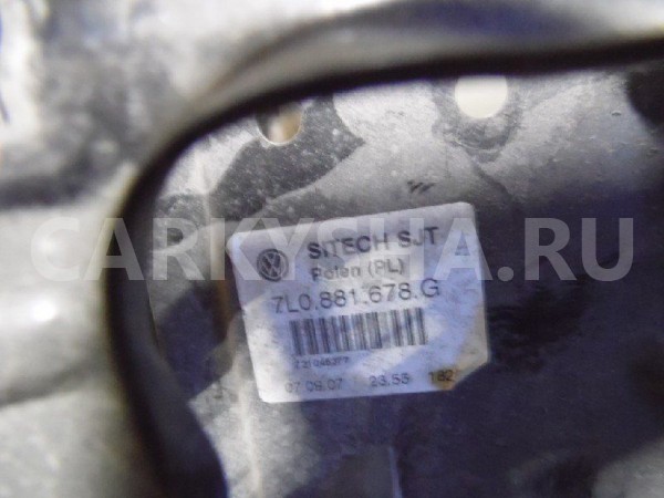 Салазки сиденья Volkswagen Touareg I (2002—2006) Volkswagen Touareg оригинальный номер 7L0881678G