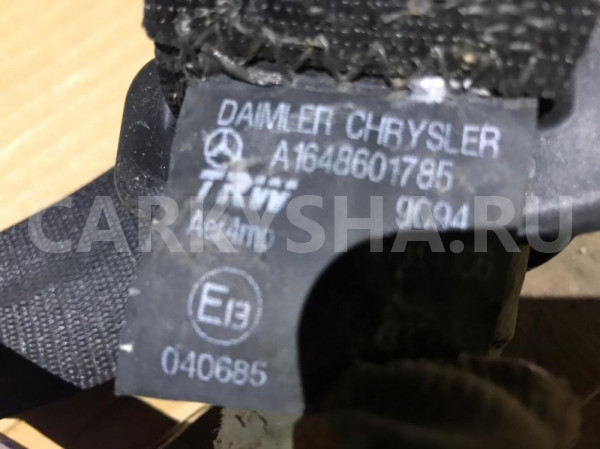 Ремень безопасности Mercedes-Benz M-класс W164 (2005—2008) Mercedes-Benz M-klasse оригинальный номер a1648601785