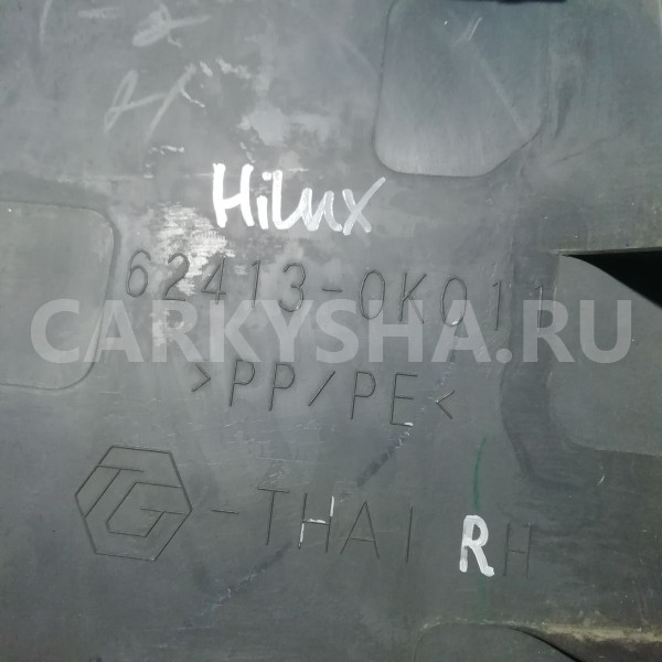 Обшивка стойки Toyota Hilux VII рестайлинг (2011—2015) Toyota Hilux оригинальный номер 624130K011