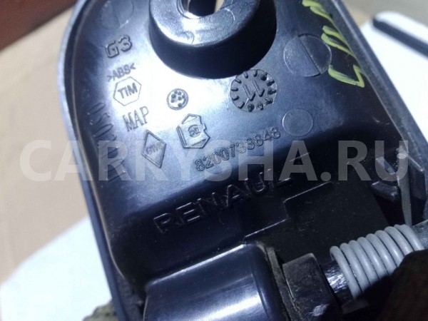 Ручка двери внутренняя Renault Sandero I (2009—2014) Renault 14 оригинальный номер 8200733848