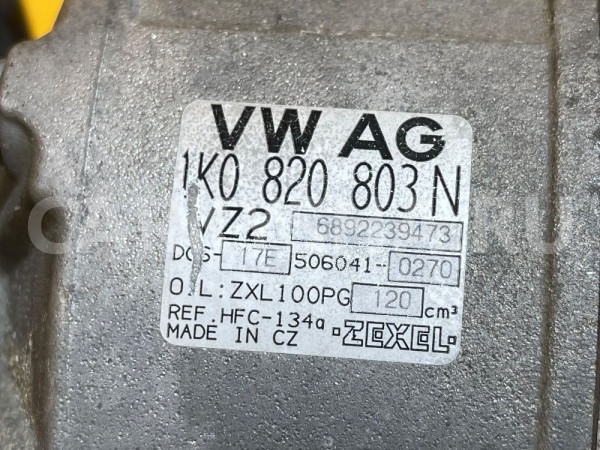 Компрессор кондиционера Skoda Octavia II (2004—2009) Skoda Octavia оригинальный номер 1K0820859TX