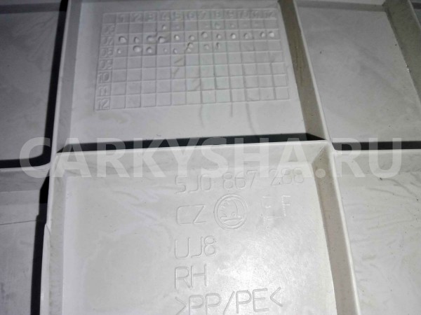 Обшивка стойки Skoda Fabia II (2007—2010) Skoda Fabia оригинальный номер 5j0867288