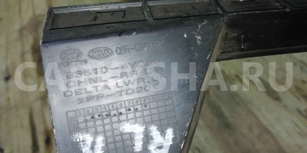 Направляющая стекла двери Kia Rio III (2011—2015) Kia Rio оригинальный номер 835104y000