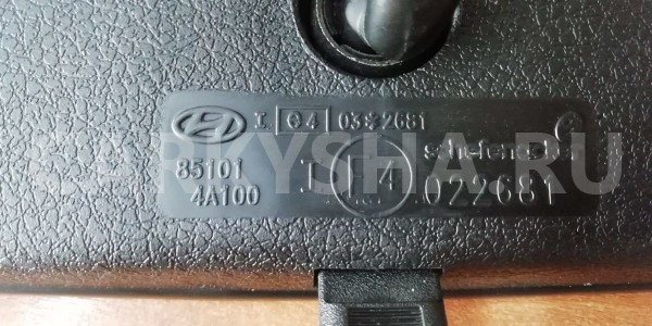 Зеркало заднего вида Hyundai Getz I рестайлинг (2005—2011) Hyundai Getz оригинальный номер 851014a100