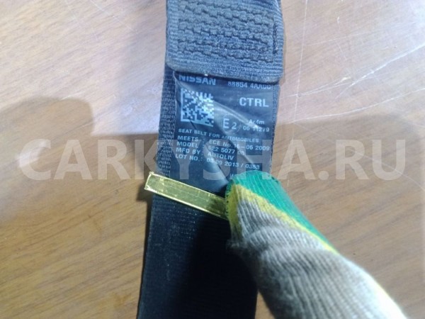 Ремень безопасности Nissan Almera G15 (2012—2018) Nissan Almera оригинальный номер 888544aa0c