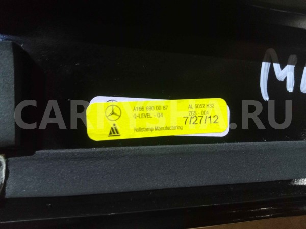 Накладка на дверь Mercedes-Benz M-класс W166 (2011—2015) Mercedes-Benz M-klasse оригинальный номер а1666900087