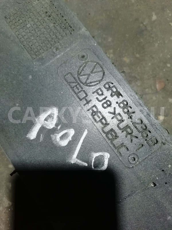 Шумоизоляция колесных арок Volkswagen Polo V (2009—2015) Volkswagen Polo оригинальный номер 6rf864236b