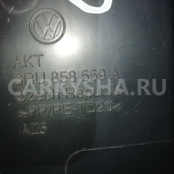 Кожух рулевой колонки Volkswagen Polo V рестайлинг (2015—2020) Volkswagen Polo оригинальный номер 6ru858560