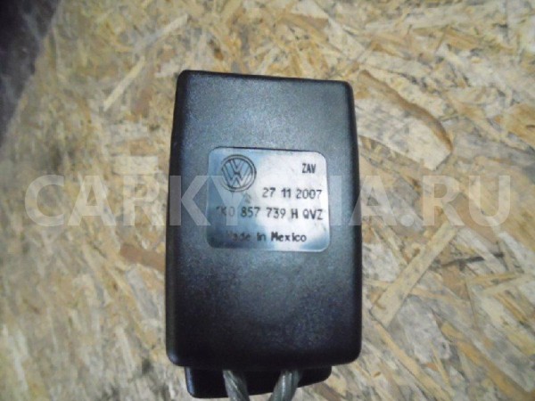 Ответная часть ремня безопасности Volkswagen Jetta V (2005—2011) Volkswagen Jetta оригинальный номер 1K0857739HQVZ