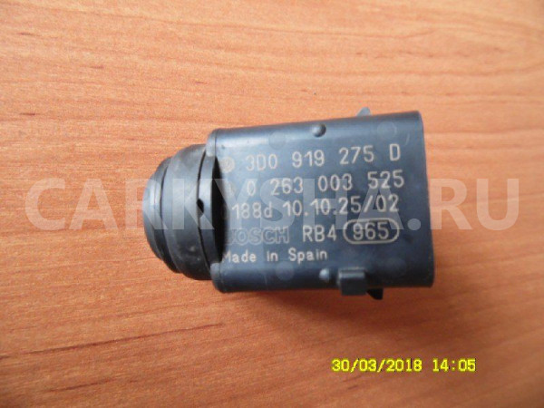 Датчик парковки Volkswagen Touareg I рестайлинг (2006—2010) Volkswagen Touareg оригинальный номер 3D0919275D