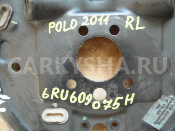 Щит опорный Volkswagen Polo V (2009—2015) Volkswagen Polo оригинальный номер 6RU609425