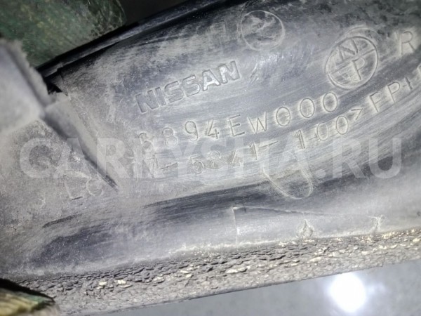 Накладка (кузов наружные) Nissan Almera G15 (2012—2018) Nissan Almera оригинальный номер 66894ew000