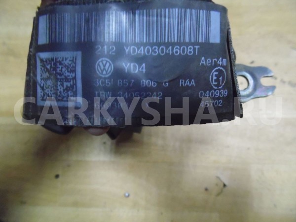 Ремень безопасности Volkswagen Passat B6 (2005—2010) Volkswagen Passat оригинальный номер 3c5857806g