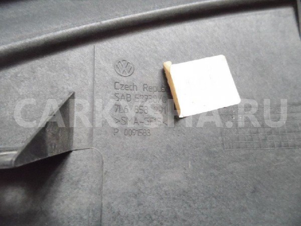 Накладка торпедо Volkswagen Touareg I (2002—2006) Volkswagen Touareg оригинальный номер 7L6858291D