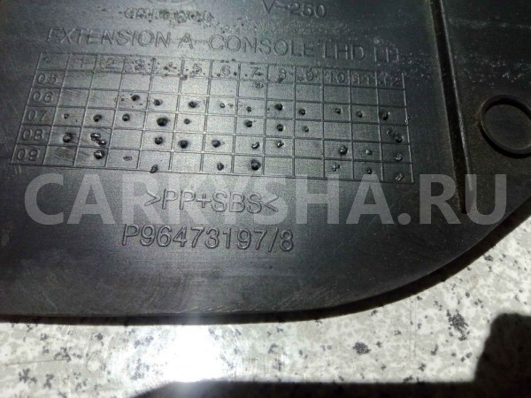 Накладка центральной консоли Chevrolet Epica I рестайлинг (2008—2012) Chevrolet Epica оригинальный номер 96473197