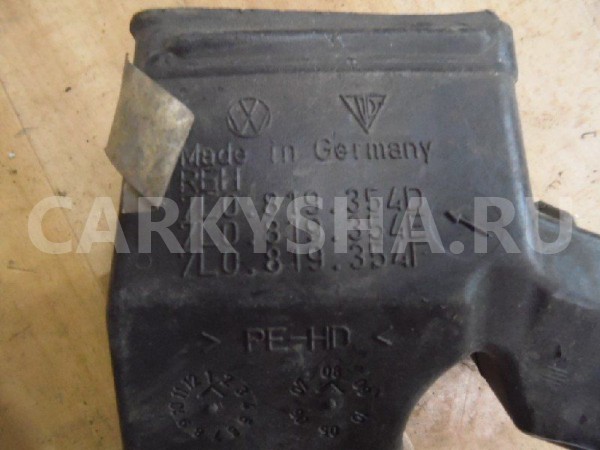 Воздуховод Volkswagen Touareg I (2002—2006) Volkswagen Touareg оригинальный номер 7L0819354D