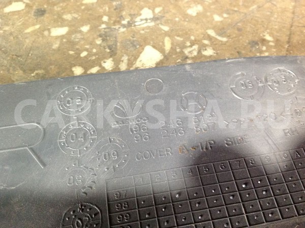 Накладка торпедо Chevrolet Lanos I (2002—2009) Chevrolet Lanos оригинальный номер 96246810