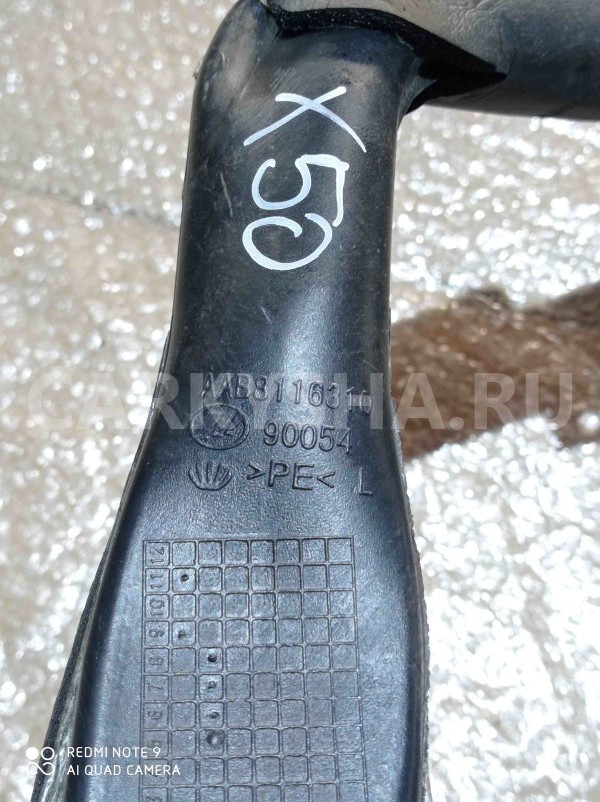 Воздуховод отопителя LIFAN X50 I (2015—2019) Lifan X50 оригинальный номер aab8116310