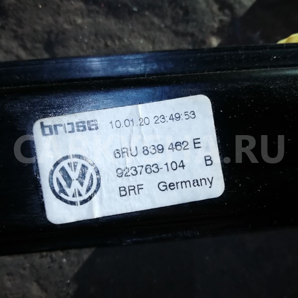 Стеклоподъемник Volkswagen Polo V рестайлинг (2015—2020) Volkswagen Polo оригинальный номер 6ru839462e
