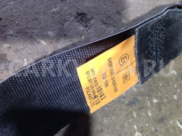 Ремень безопасности Chevrolet Lanos I (2002—2009) Chevrolet Lanos оригинальный номер 0426105