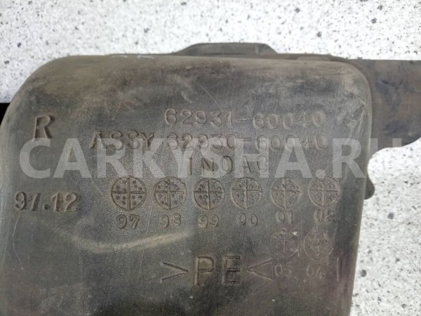 Решетка вентиляционная Toyota Land Cruiser 100 рестайлинг (2002—2005) Toyota Land Cruiser оригинальный номер 6293160040