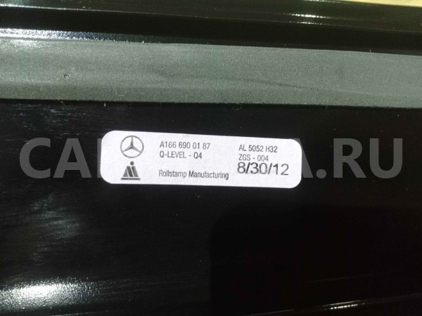 Накладка на дверь Mercedes-Benz M-класс W166 (2011—2015) Mercedes-Benz M-klasse оригинальный номер а1666900187