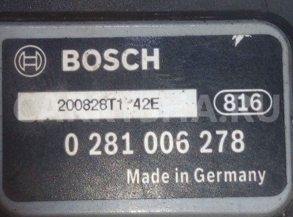 Датчик давления выхлопных газов Mercedes-Benz E-класс W212/S212/C207/A207 рестайлинг (2013—2016) Mercedes-Benz E-klasse оригинальный номер 0281006278