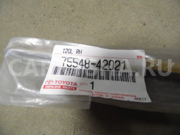 Молдинг лобового стекла Toyota RAV4 III (2005—2010) Toyota RAV 4 оригинальный номер 75548-42021