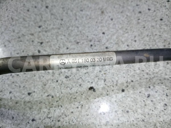 Трубка турбокомпрессора (турбины) Mercedes-Benz E-класс W212/S212/C207/A207 рестайлинг (2013—2016) Mercedes-Benz E-klasse оригинальный номер a6511800320