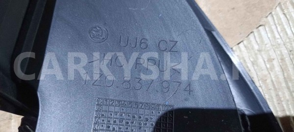 Крышка зеркала внутренняя Skoda Octavia II рестайлинг (2008—2013) Skoda Octavia оригинальный номер 1z0837974