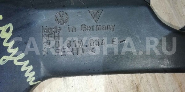 Воздуховод Porsche Cayenne I рестайлинг (2007—2010) Porsche Cayenne оригинальный номер 7L0819634E