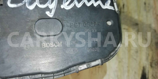 Заслонка дроссельная Porsche Cayenne I рестайлинг (2007—2010) Porsche Cayenne оригинальный номер 0280750114