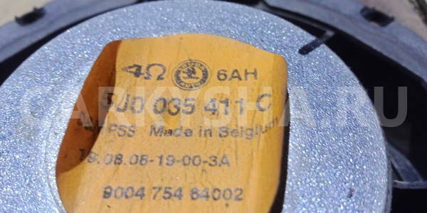 Динамик Skoda Fabia II (2007—2010) Skoda Fabia оригинальный номер 5j0035411c