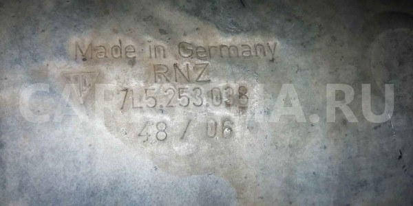 Экран тепловой Porsche Cayenne I рестайлинг (2007—2010) Porsche Cayenne оригинальный номер 7l5253038