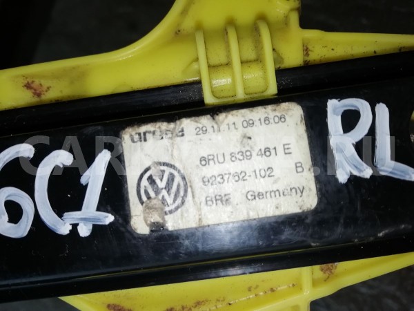 Стеклоподъемник Volkswagen Polo V (2009—2015) Volkswagen Polo оригинальный номер 6ru839461E