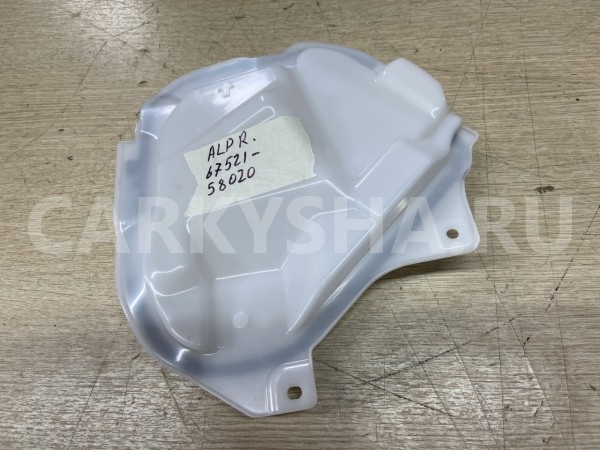 Крышка (заглушка) правой двери Toyota Alphard III Рестайлинг оригинальный номер 67521-58020